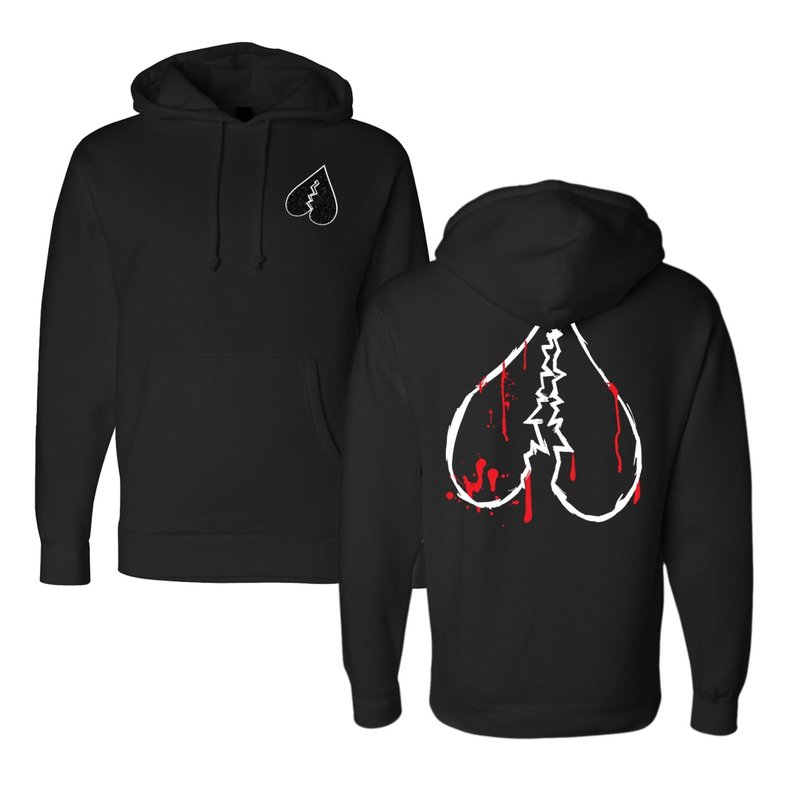 BROKEN HEART HOODIE Diferente Shop 