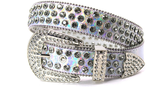 DNA BELT SHINY SILVER STONES Diferente Shop 