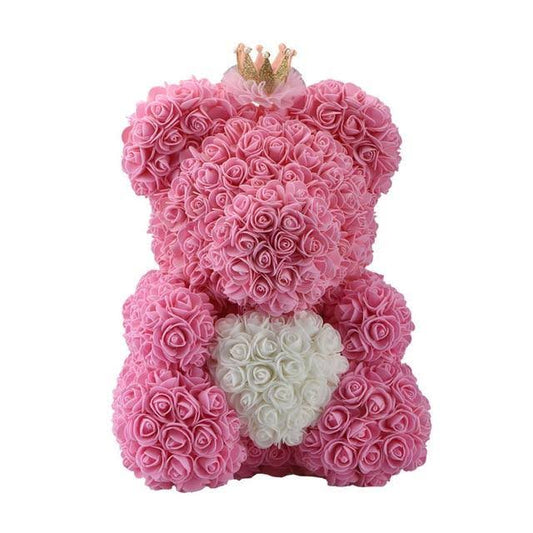 SMALL ARTIFICIAL ROSE BEAR Diferente Shop 